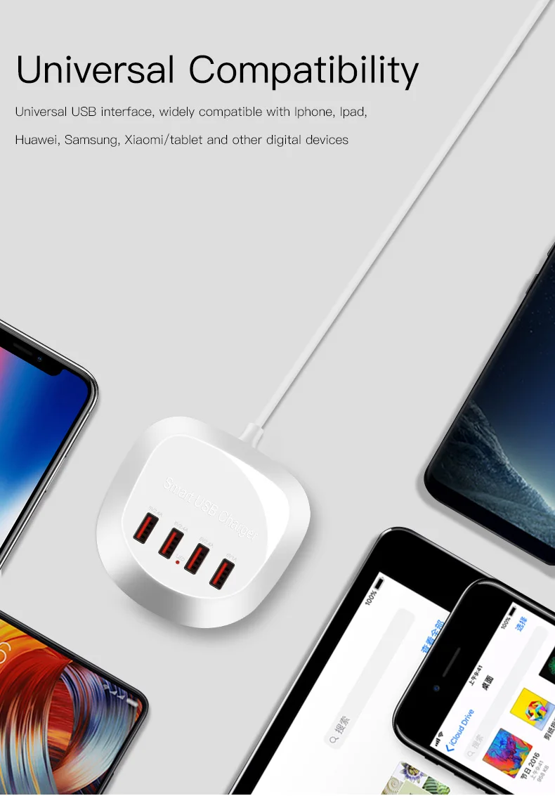 Universal Phone Tablet USB Charger Station (5)