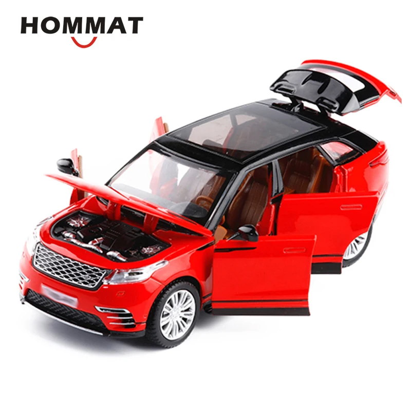 Модель автомобиля HOMMAT 1/32 Velar SUV внедорожник с подсветкой 1:32 литые игрушечные