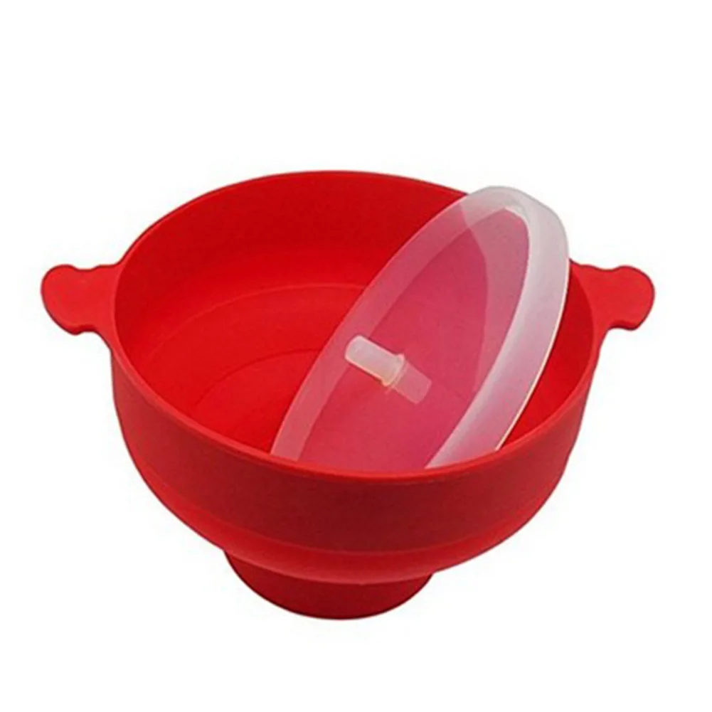 Microwaveable Popcorn Maker Corn Bowl With Lid Microwave Safe New