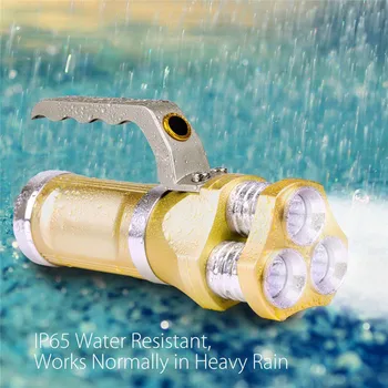 

2018 Rechargeable LED Searchlight Tactical Flashlight 3T6 Spotlight 9000 Lumens Safety & Survival Z815