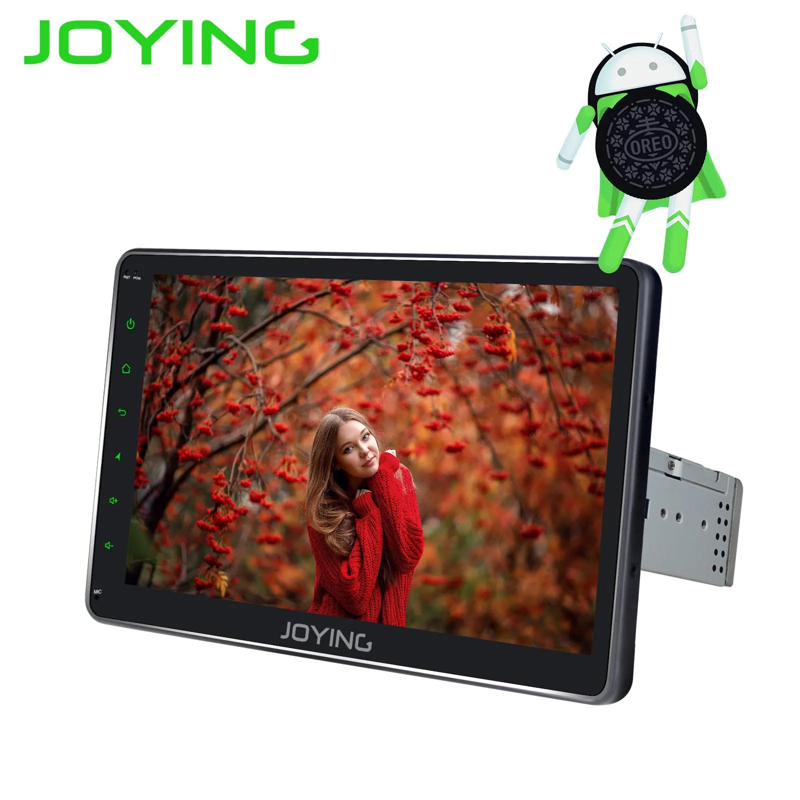 Discount 10.1"IPS Android 8.1 Head Unit Universal Car Radio Stereo Single Din Tape Recorder Built-in DSP Carplay Zlink Multimedia Player 3