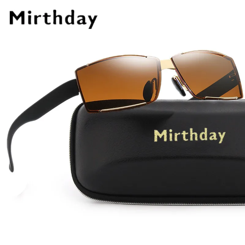 

Mirthday Square Rimless Sunglasses Men Polarized Sun Glasses Male Vintage Shades Classic Driving Eyewear Oculos De Sol UV400