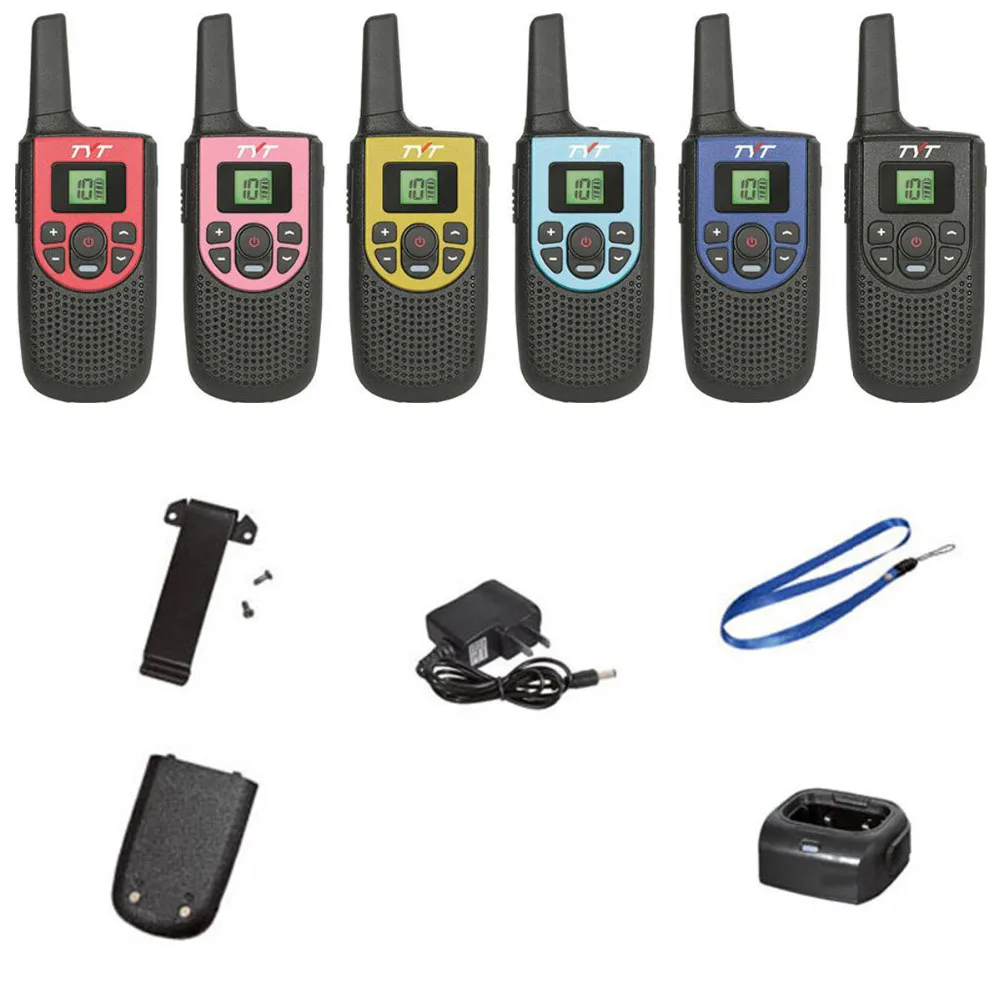 10pcs Two Way Radio Walkie Talkie Kids TYT TH 258 Portable 2.5W Long