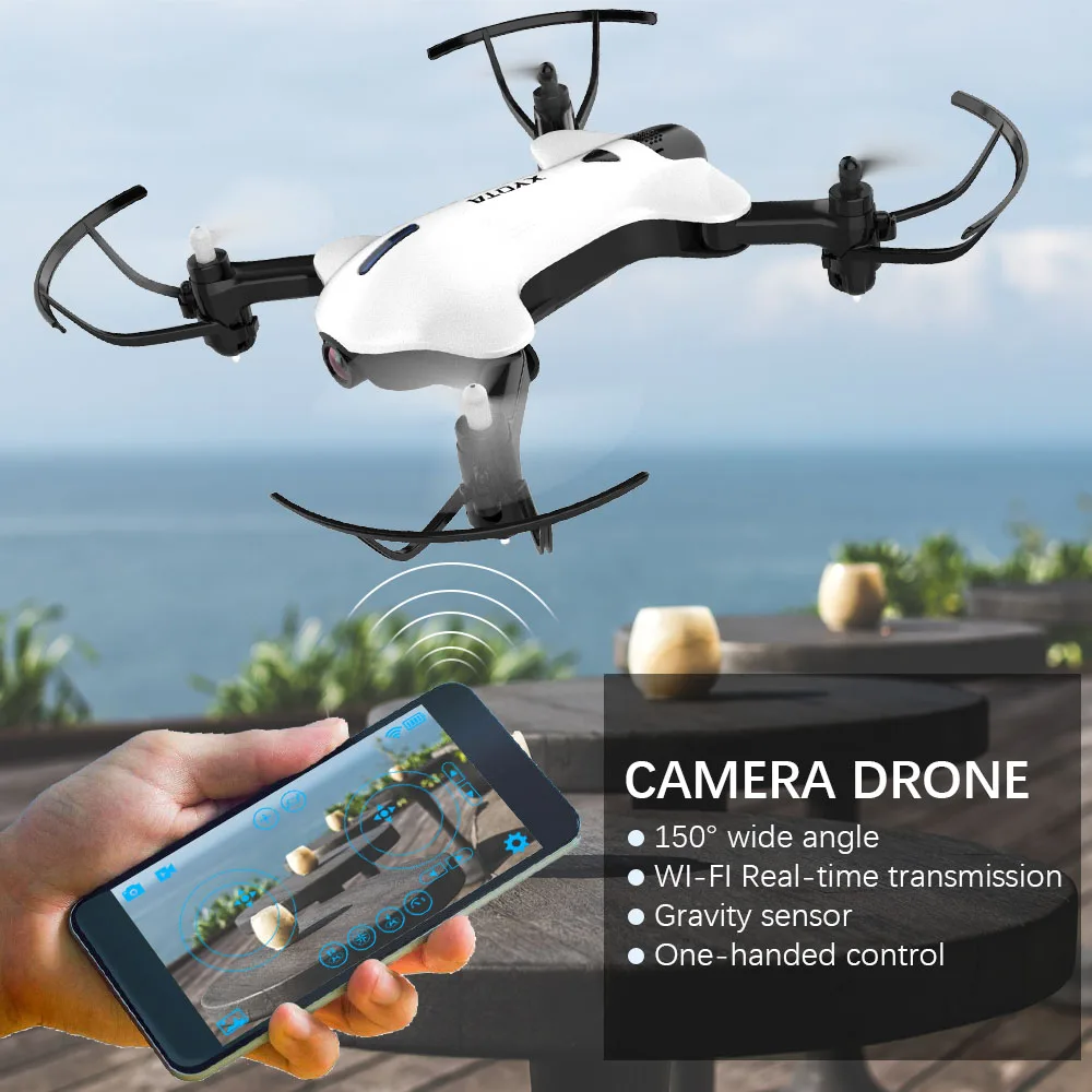 Мини камера на дроне складной высота удержания вертолет Wi Fi FPV системы Карманный