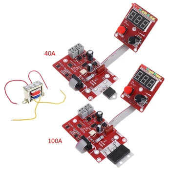 

100A/40A Double Pulse Encoder Spot Welder Welding Machine Time Current Control