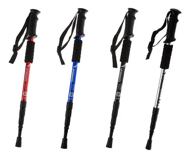 Adjustable Folding Lightweight Trekking Poles Outdoor Hiking Pole