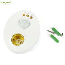 CARPRIE лампа база инфракрасный датчик движения Регулируемая индукция тела E27 держатель переключатель U70203 Прямая поставка
