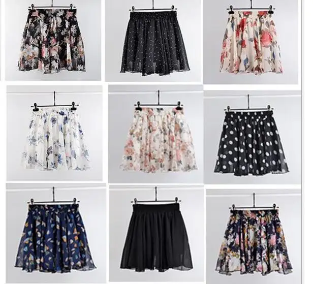 2021 Summer Floral Skirt Fashion Retro 