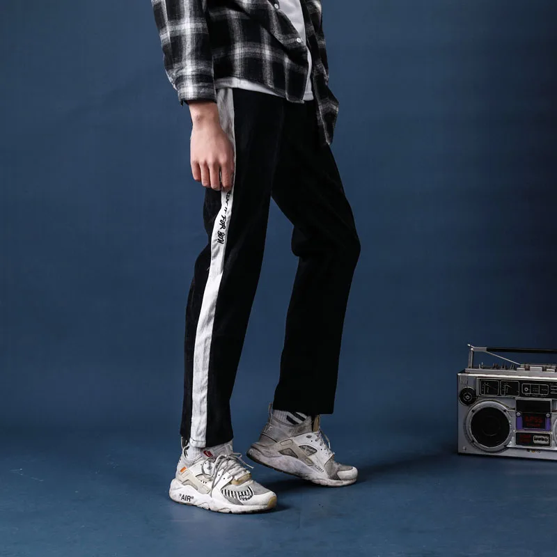 Ankle-length Pants Men Casual Trousers Spring New  Men's Casual Fashion Nine Cent Trousers Mens Joggers