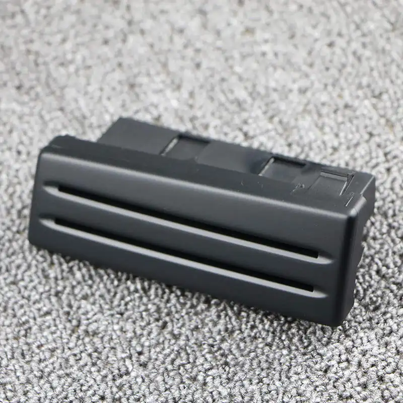 Black Dark silve 6Q1858373 держатель для карт Слот для монет центральный ящик для хранения для VolksWagen Polo 9N 2005 2006 2007 2008 2009 2010 - Название цвета: Black