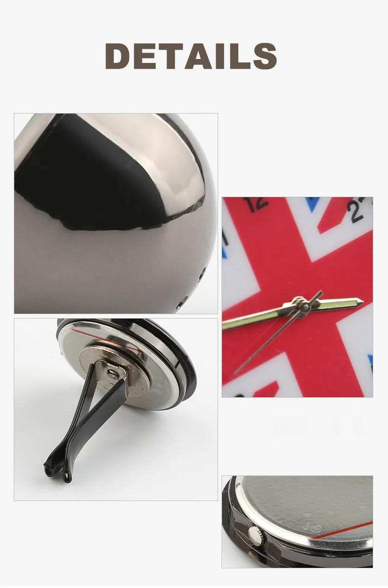 Интерьер автомобиля Юнион Джек воздуха на выходе часы украшения для Mini Cooper JCW S F55 56 F60 R55 R56 R60 земляк для Honda Civic 10th