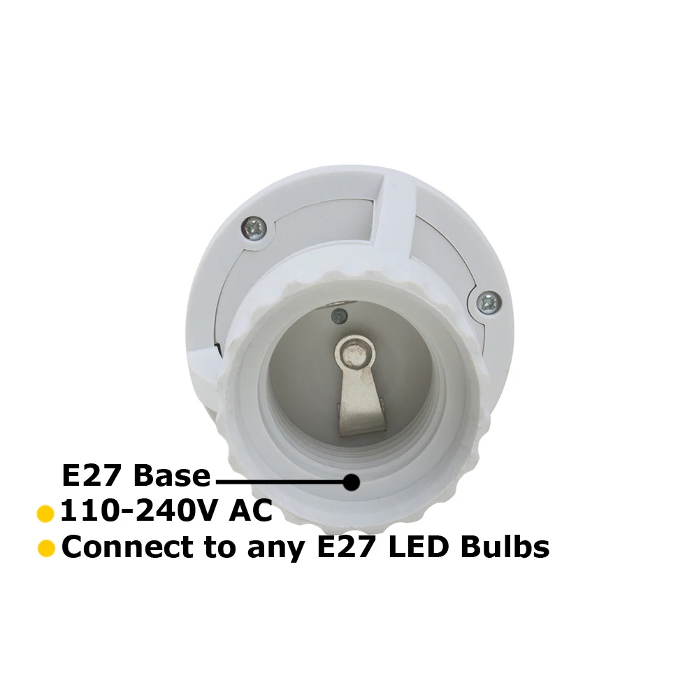 E27 датчик движения выключатель света 110 В 230 В 220 В детектор движения E27 База держатель лампы с свет Управление выключатель лампы гнездо адаптера