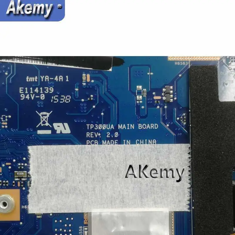 Материнская плата для ноутбука Amazoon TP300UA для ASUS TP300UA Q302U Q302UA TP300U TP300, оригинальная материнская плата 4G ram/I5-6200 cpu