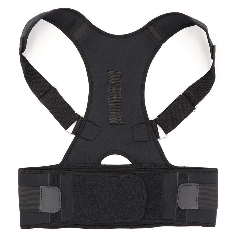 Tom's Hug Adjust Magnetic Shoulder Back Support Belt Therapy Posture Corrector Beige Man and Women Shoulder Posture Belt