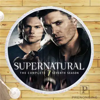 

Custom DIY Customized Microfiber Fabric Supernatural (4)@ Round Beach Blanket Towel Printed on Demand 150cm #19-01-28-4-155