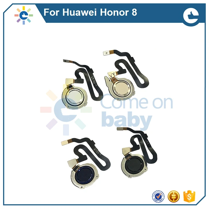 HW0084 Original For Huawei Honor 8 Fingerprint Button Honor8 Unlock finger Key Sensor Flex Cable Replacement parts(3-)