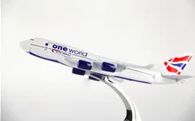 43cm plane model Boeing 747 British Airways aircraft B747 16cm Alloy simulation airplane model for kids toys Christmas gift