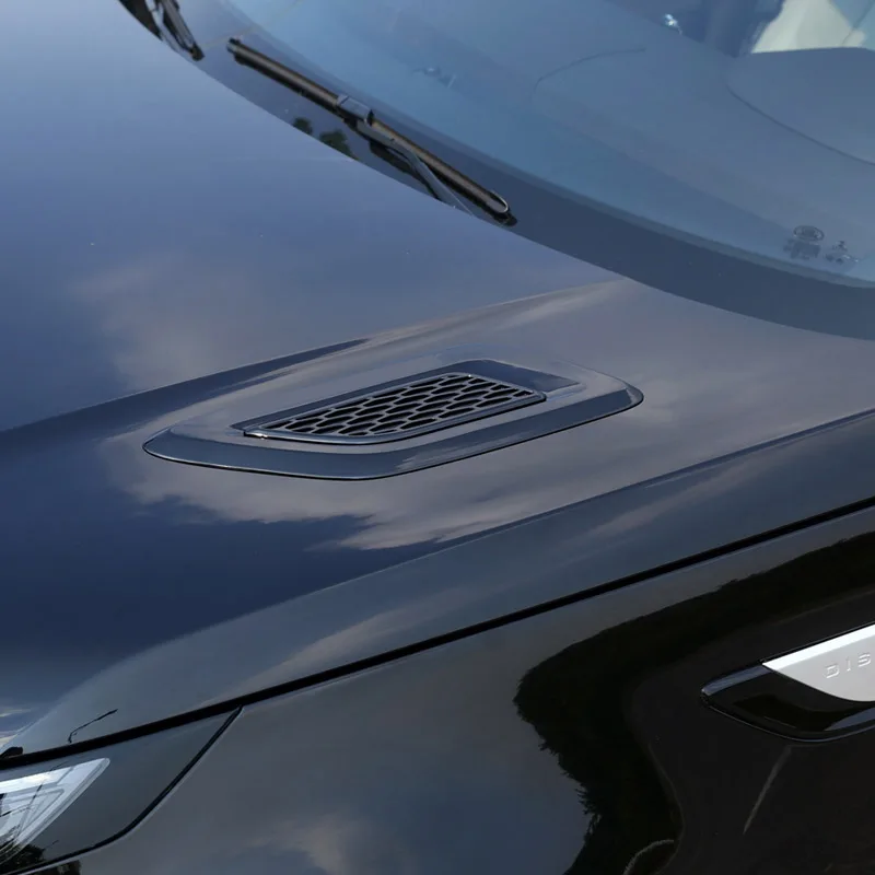 4 стиля для Land Rover Discovery 5 LR4 LR5 авто-Стайлинг ABS серебристый, черный капюшон, устанавливаемое на вентиляционное отверстие в салоне автомобиля Outlet крыло отделкой 2 шт