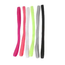 Горячие Женщины Мужчины Эластичный Спортивный футбол Йога Hairband Нескользящая резинка для волос THINKTHENDO