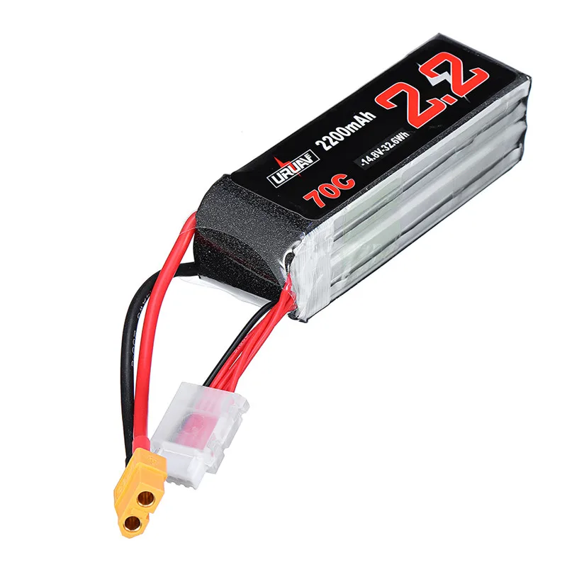 URUAV 14,8 V 2200mAh 70C 4S Lipo аккумулятор Перезаряжаемый W/XT60 разъем для Fury Wing Airplane Feilun FT011 части