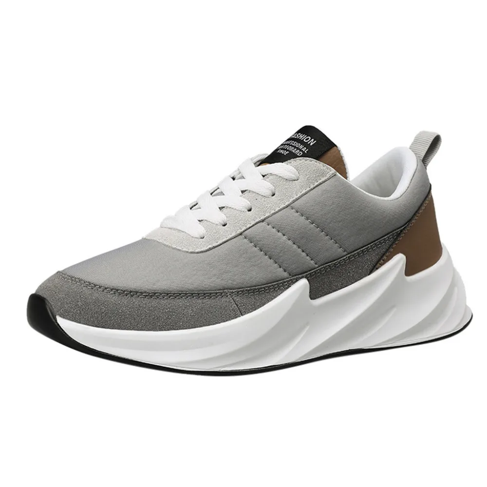 2019 Men's outdoor retro round head running shoes wild casual shoes mesh breathable non-slip sneakers homens for male 40J14 (2)