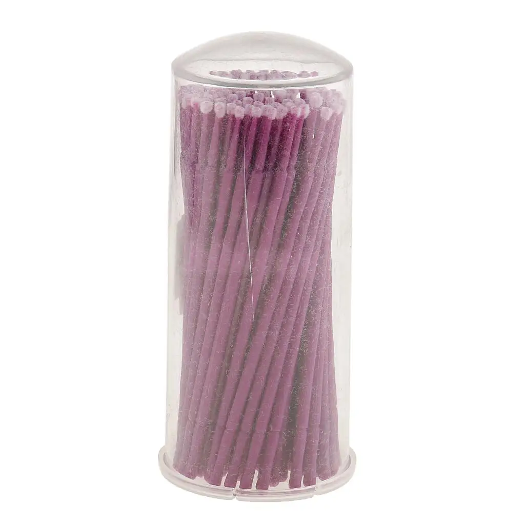 

Lot Of 100 Mascara Wands Individual Swabs for Eyelash Glue Removal Lashes Extensions Disposable Micro Brushes