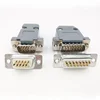 DB15  data cable connector plug VGA Plug 3 row D type connector 15pin port socket adapter female&Male DP15 ► Photo 2/5