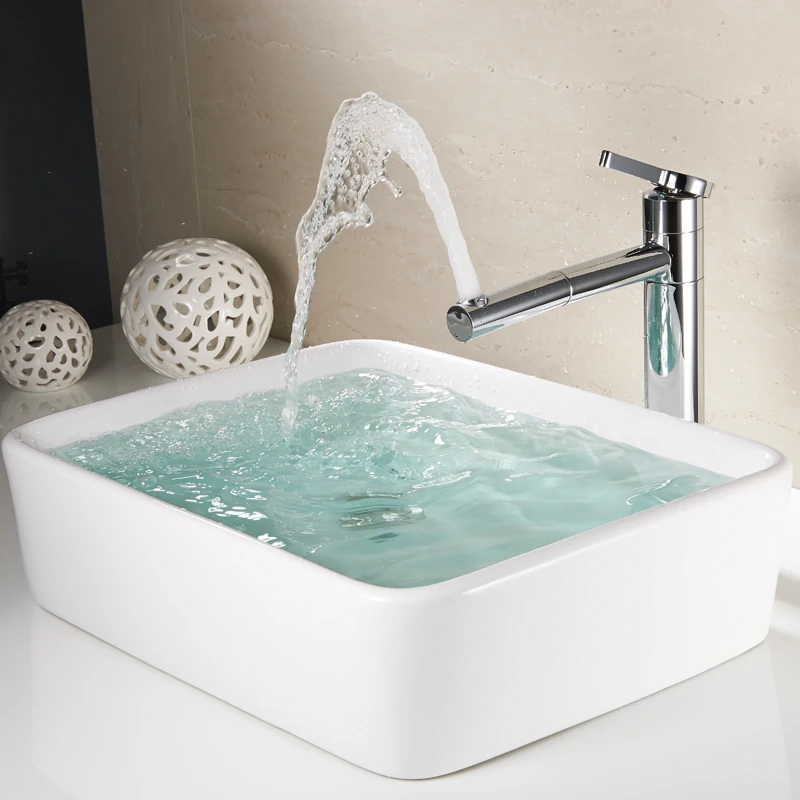 

Lavatory Merdeka Hot Cold Water Basin Faucet Basin Faucet Chrome Single Lever Basin Mixer Sink Vanity Faucet For Bathroom