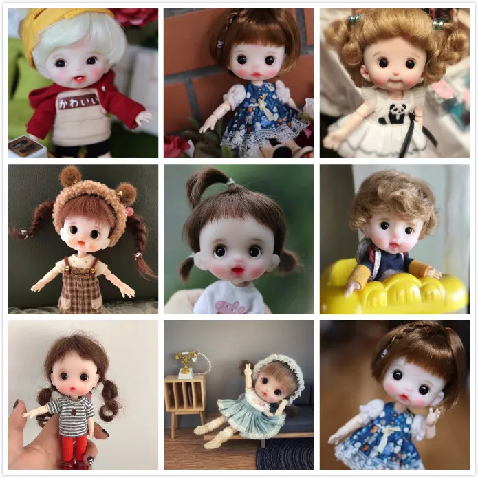 

OB11 Handmade doll customization dolls Mini Doll cute doll