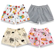 Детские хлопковые шорты летние корейские Популярные штаны короткие штаны с рисунком для мальчиков и девочек шорты для сна для девочек спортивные штаны для мальчиков Лидер продаж