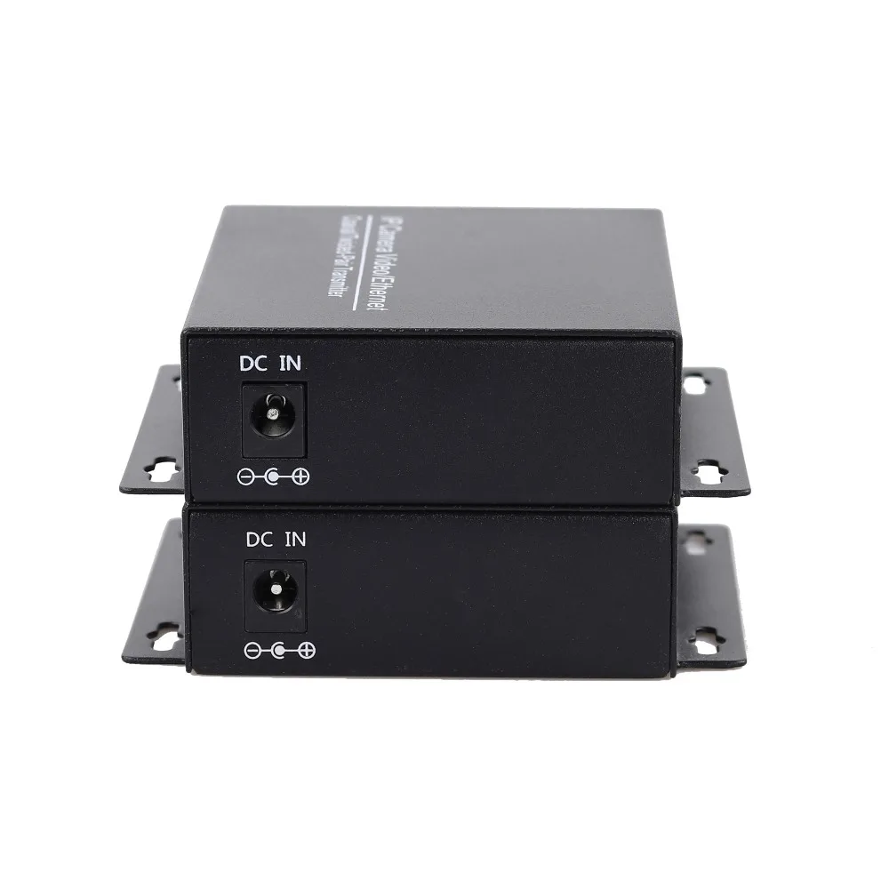 2 км Ethernet удлинитель по IP коаксиальный Сетевой удлинитель 1080p видео конвертер передатчик приемник Поддержка HIKVISION Dahua