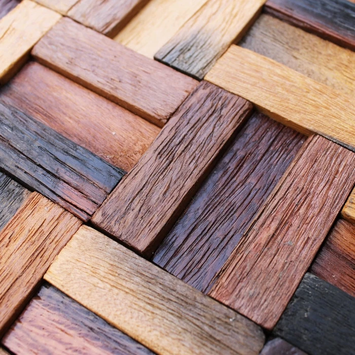 Compra wood mosaic wall patterns online al por mayor de china ...