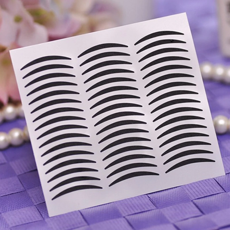 

240 pcs/lot S Thick and Thin Black Stripe Makeup Eyeliner Eyelid Tape Stickers for Making Eyes Bigger with Eye Shadow SP-1004S