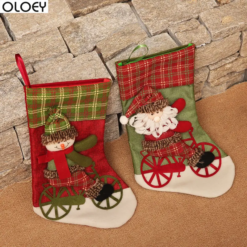 

Christmas decorations Christmas sockings Christmas tree ornaments gift pendant Christmas Supplies 16 inch Gift Holders