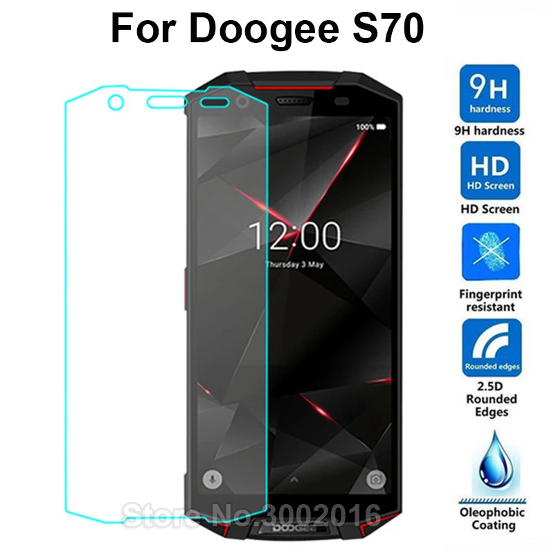 1 шт. 2 шт. Для Doogee S70 закаленное стекло 9H Высокое качество протектор экрана для Doogee S70 Lite IP68 чехол для смартфона стеклянная пленка