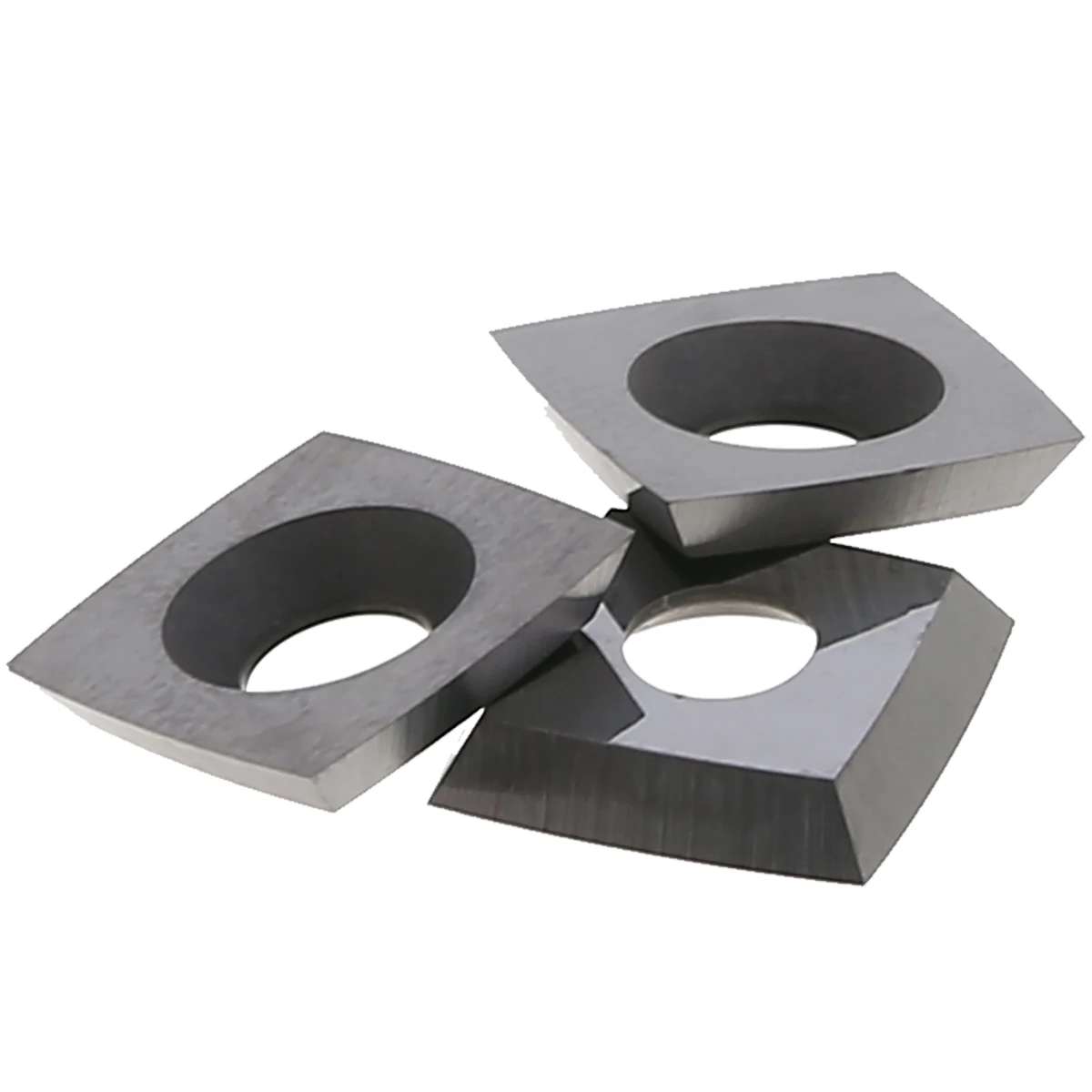 

3pcs 11*11*2mm Square Carbide Insert 2" Radius 30 Degree Blades Durable Cutters for Ci2 Easy Wood Tools