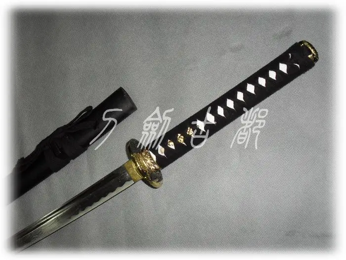 

S1411 ANIME GOLD WHITE HABUCHI BLADE TAICHI MARTIAL ART SAMURAI KATANA SWORD 41"