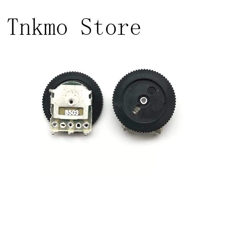 

10PCS 16*2mm Double Gear tuning potentiometer B503 50K 5Pin Dial Potentiometer