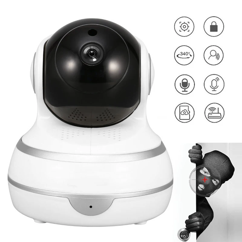 1080 P ip-камера безопасности Беспроводная смарт-камера с Wi-Fi аудио запись наблюдения детская камера видеонаблюдения с монитором для Google Home Alexa