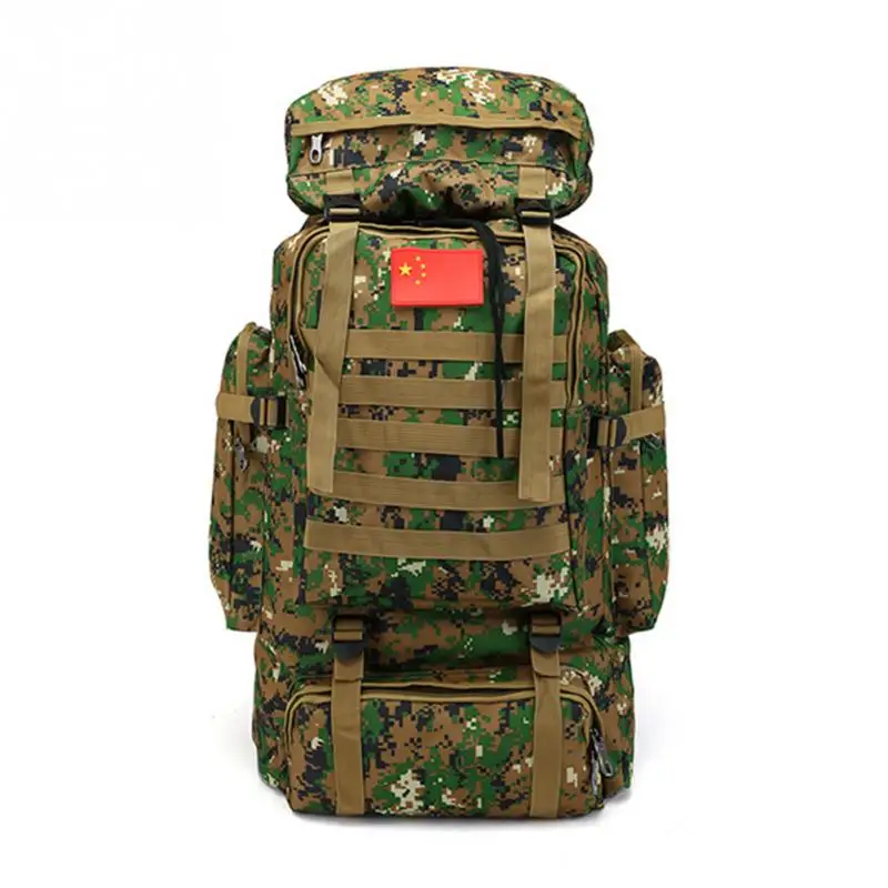 

2018 1Pcs 70L Large Capacity Mountaineering Bag Outdoor Sports Camouflage Backpack Military Training Camping Luggage Backpack