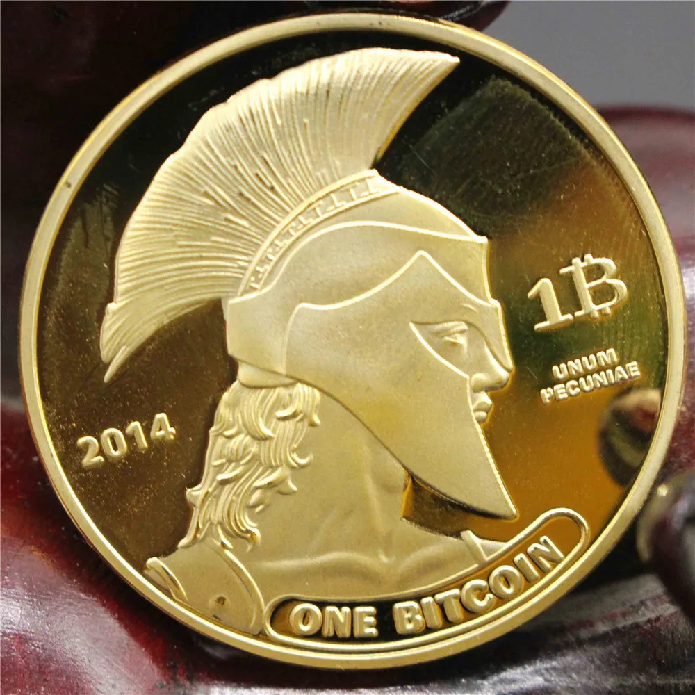 Bit 8 Pcs Bitcoin Coin Souvenir With , Physical Bitcoin Coin Case