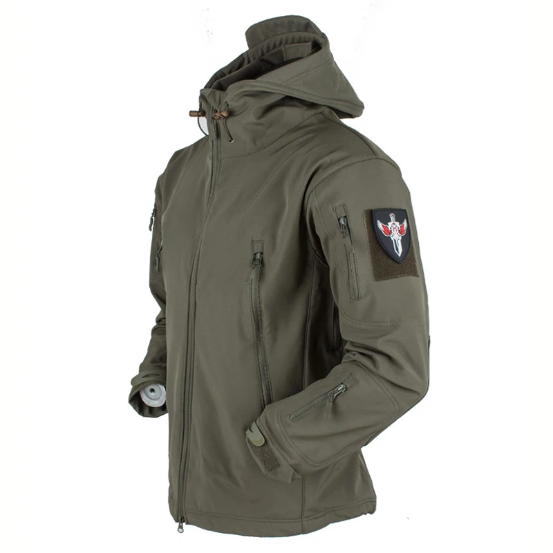 Новая мужская Военная Тактическая походная уличная куртка s Softshell Мужская