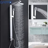 Grifo de ducha GAPPO Sistema de ducha de baño montado en la pared, mezclador de pared, conjunto de ducha, cascada, ABS, Panel de masaje GA2401 ► Foto 2/6
