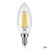 10pcs E14 LED Bulb  AC220/240V 2W 4W 6W Filament Candle Light C35 Edison Bulb Retro Antique Vintage Style Cold White Warm White ► Photo 3/6