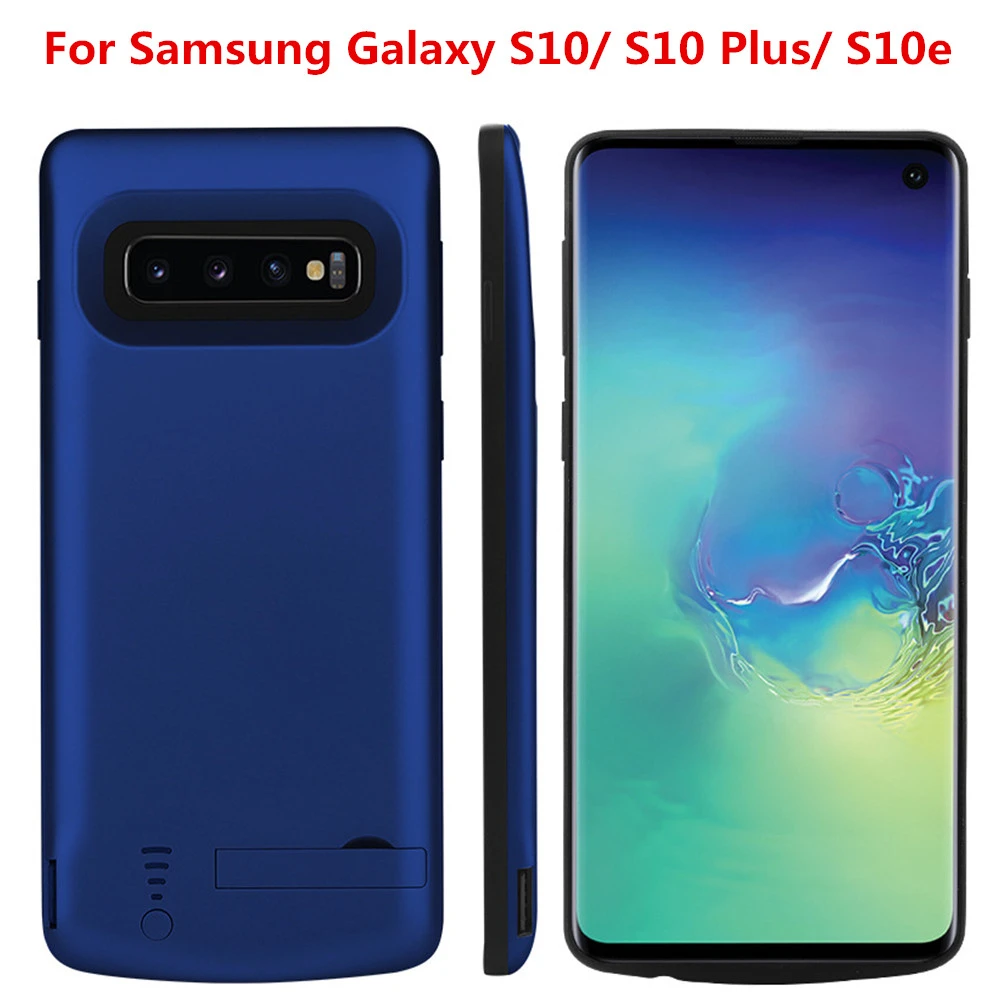 Portable Power Bank Back Cover For Samsung Galaxy S10 S10e S10 Plus Charging Case 5000 6000mAh