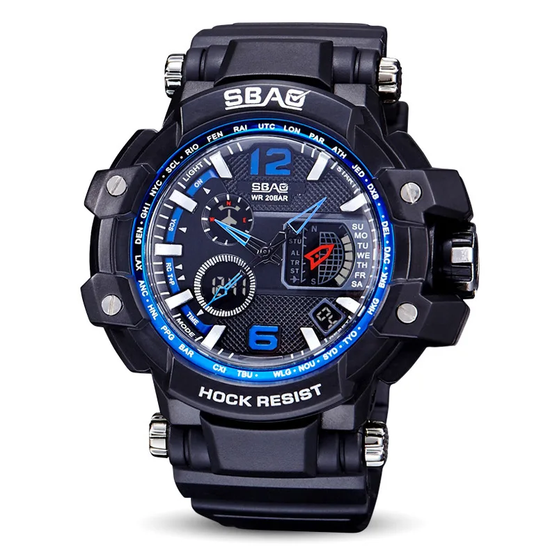 

SBAO Couple Wristwatch Mens Sport Watches For Lovers Women Whatch Montre Homme Water-proof Unisex Ladies Watch Set Woman