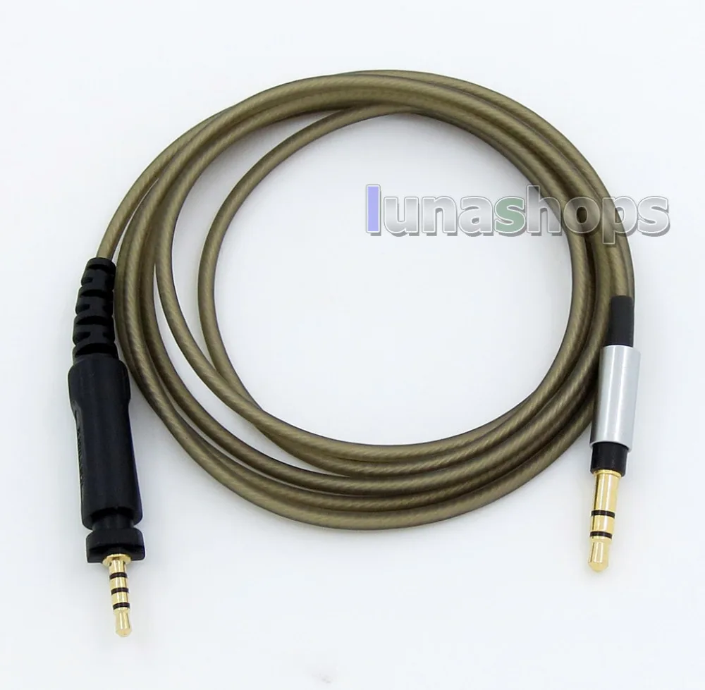 Обновление серебряный аудио кабель для наушников для Shure SRH840 SRH940 SRH440 SRH750DJ LN005692