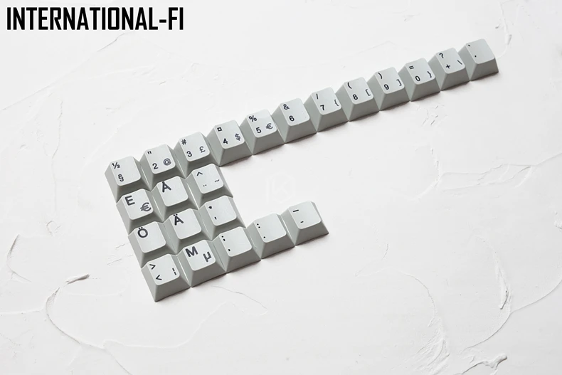 Kprepublique international norde EU UK ES FI FR NO IT PT DE HU пустые буквы Вишневый профиль краситель Sub Keycap толстый PBT для клавиатуры