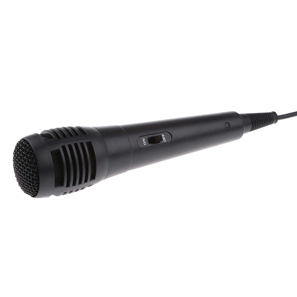 Wired 6.35mm Vocal Dynamic Microphone Instrument Mic for Karaoke Voice Recording
