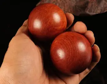 

Rosewood round handball acupuncture wooden palm massage ball